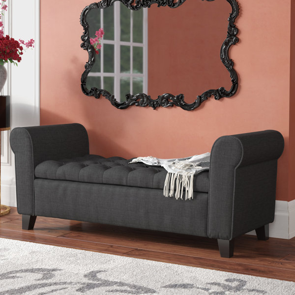 Rolled-arm-bedroom-bench | Wayfair